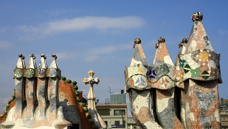 Casa Batlló Barcelone - toit cheminées