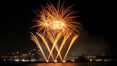 festival de feux d'artifice de Blanes costa Brava
