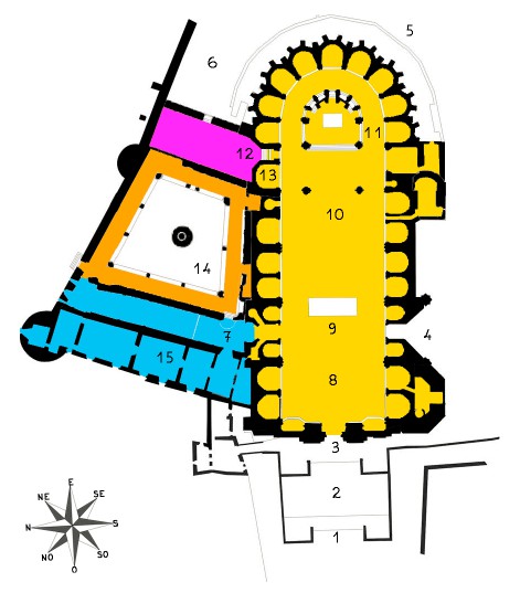 plan cathédrale de gérone