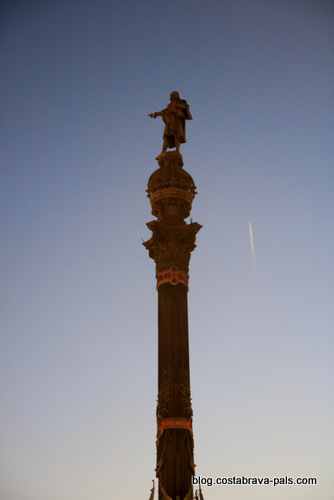 statue de colomb à Barcelone