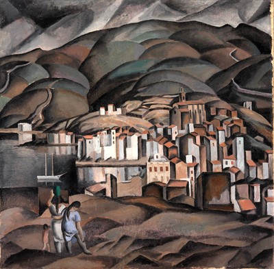 Cadaqués vu depuis la Tour de les Creus 125, vers 1923 Huile sur toile, 98 x 100 cm Fundació Gala-Salvador Dalí, Figueres 