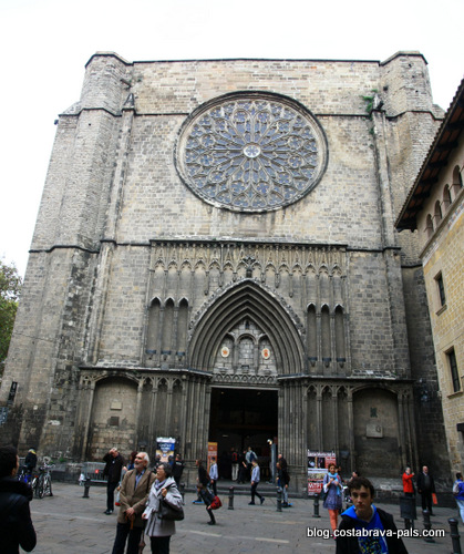 quartier gothique de Barcelone - santa maria del pi
