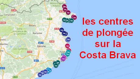 Trouver un centre de plongée sur la Costa Brava, c'est facile!!