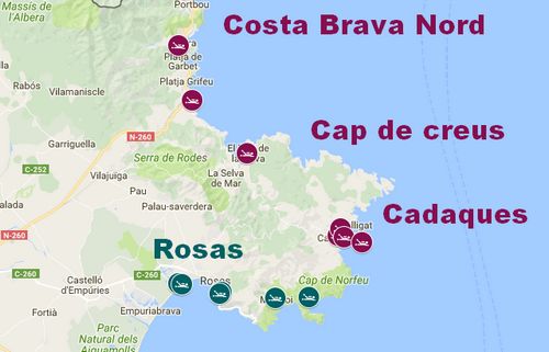 trouver un centre de plongée sur la Costa Brava nord, cadaques, rosas