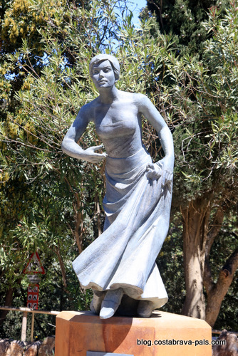 statue de Santa Cristina à Lloret de Mar
