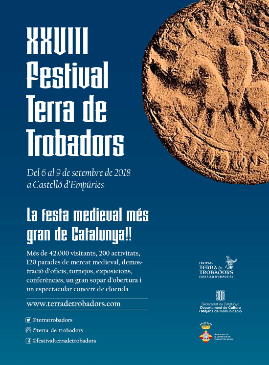 festival médiéval de Castello d’Empuries 2018 - terre de troubadours