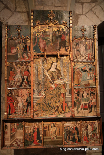 retable de Sant Pere de Púbol par Bernat Martorell - musée d'art de Gérone