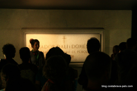 Musée Dali de Figueras - le tombeau de dali