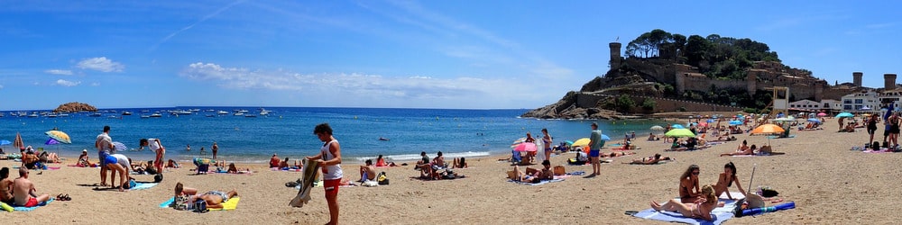 plage de tossa de mar