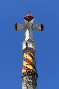 croix Torre Bellesguard Barcelone Gaudi